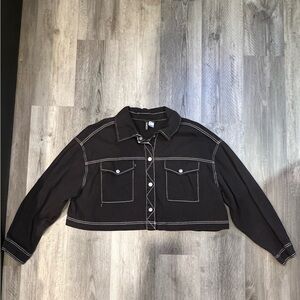 H&M Black Jean Jacket